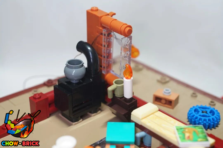 Lumibricks 10015 Misty Forest Cabin w/ Lights - View 33 Lumibricks 10015 Misty Forest Cabin w/ Lights - View 33