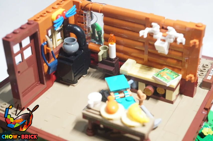 Lumibricks 10015 Misty Forest Cabin w/ Lights - View 35 Lumibricks 10015 Misty Forest Cabin w/ Lights - View 35