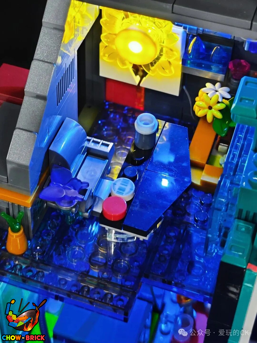 Lumibricks 17011 Neon Tech Tower w/ Lights - View 72 Lumibricks 17011 Neon Tech Tower w/ Lights - View 72