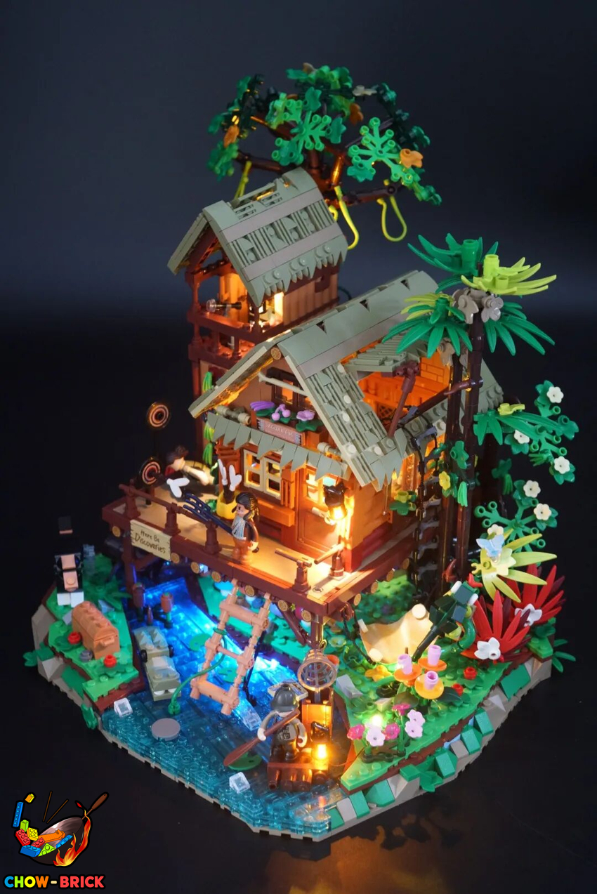 Lumibricks 10015 Misty Forest Cabin w/ Lights - View 63 Lumibricks 10015 Misty Forest Cabin w/ Lights - View 63