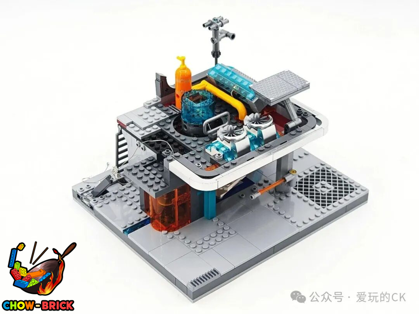 Lumibricks 17010 Neon Tech Station w/ Lights - View 20 Lumibricks 17010 Neon Tech Station w/ Lights - View 20