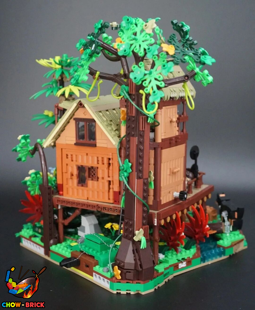 Lumibricks 10015 Misty Forest Cabin w/ Lights - View 59 Lumibricks 10015 Misty Forest Cabin w/ Lights - View 59