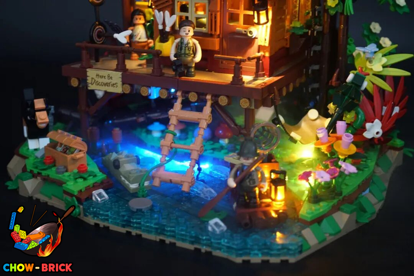 Lumibricks 10015 Misty Forest Cabin w/ Lights - View 74 Lumibricks 10015 Misty Forest Cabin w/ Lights - View 74