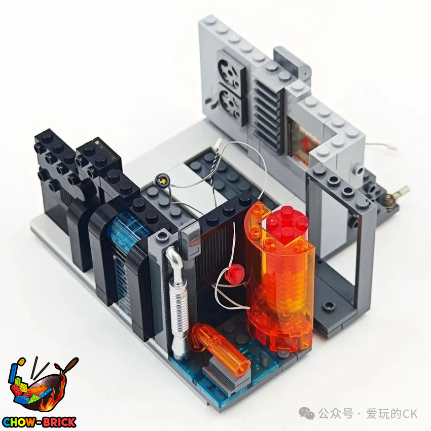 Lumibricks 17011 Neon Tech Tower w/ Lights - View 20 Lumibricks 17011 Neon Tech Tower w/ Lights - View 20