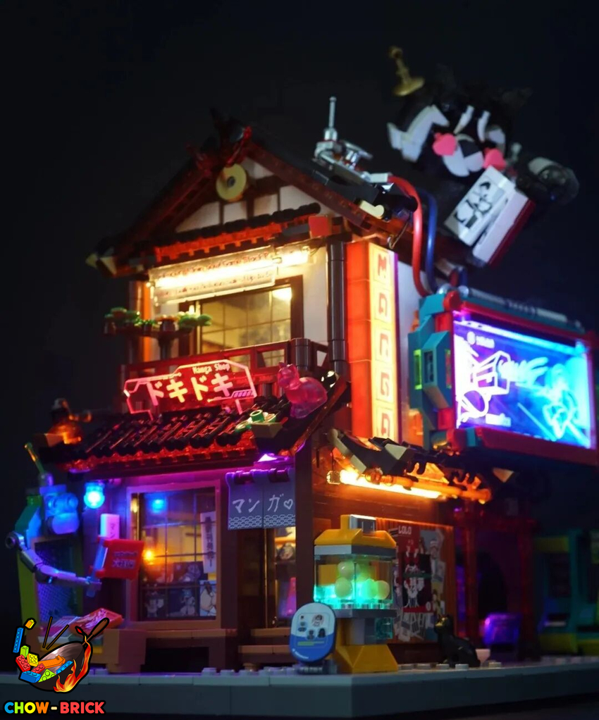 Lumibricks 17015 Manga Shop w/ Lights - View 68 Lumibricks 17015 Manga Shop w/ Lights - View 68