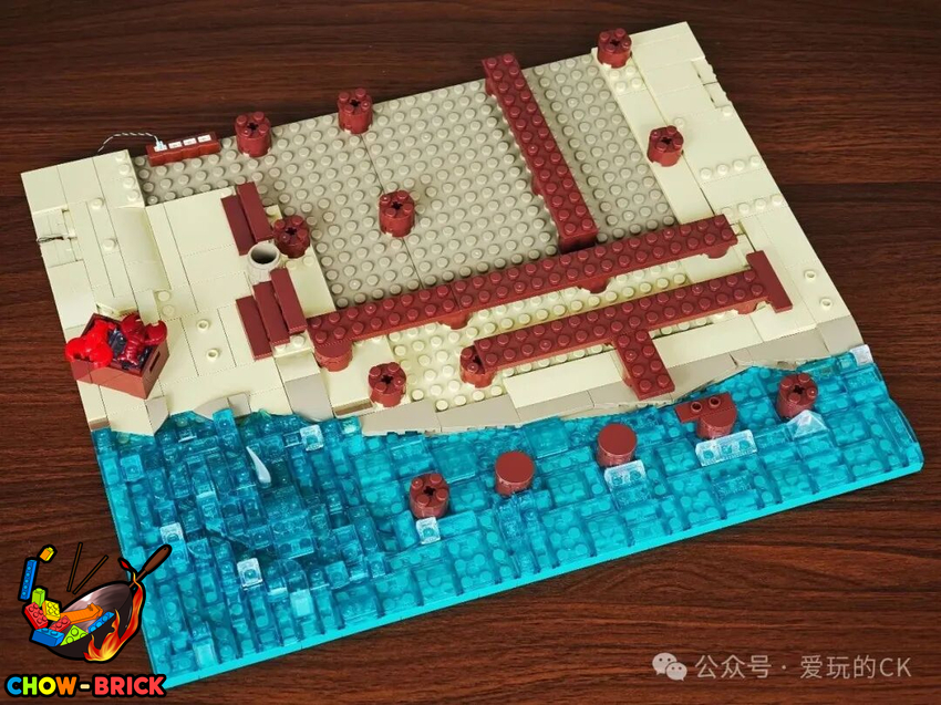 Lumibricks 18010 Seafood Restaurant w/ Lights - View 15 Lumibricks 18010 Seafood Restaurant w/ Lights - View 15