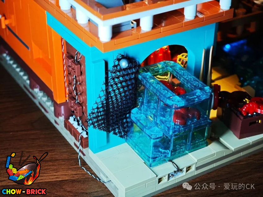 Lumibricks 18010 Seafood Restaurant w/ Lights - View 54 Lumibricks 18010 Seafood Restaurant w/ Lights - View 54