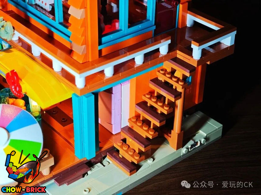 Lumibricks 18010 Seafood Restaurant w/ Lights - View 55 Lumibricks 18010 Seafood Restaurant w/ Lights - View 55