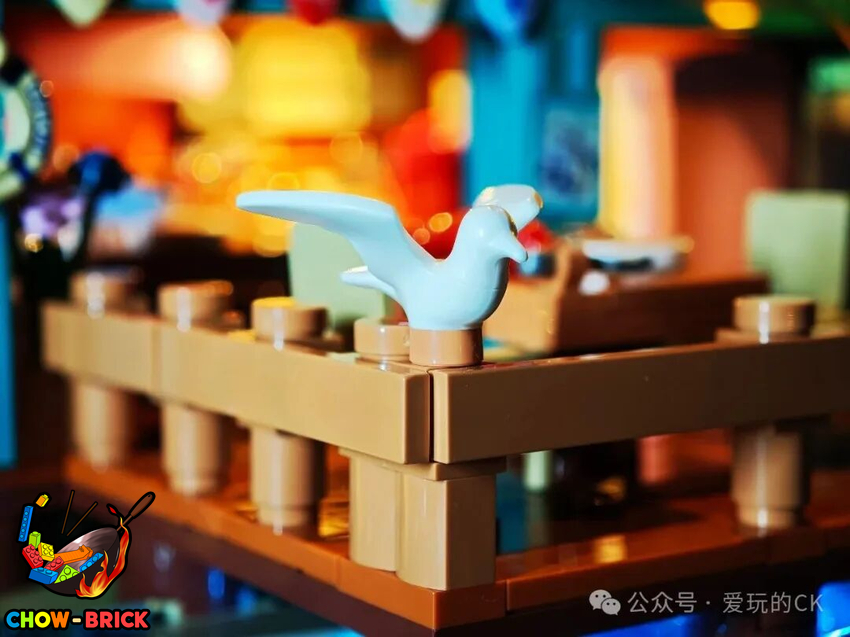 Lumibricks 18010 Seafood Restaurant w/ Lights - View 45 Lumibricks 18010 Seafood Restaurant w/ Lights - View 45