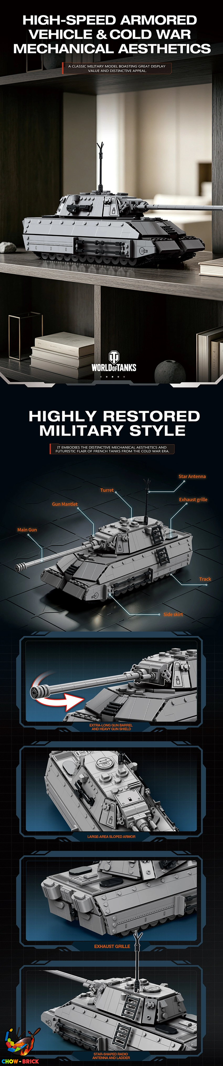 Reobrix 77041 Taschenratte Tank - View 4 Reobrix 77041 Taschenratte Tank - View 4