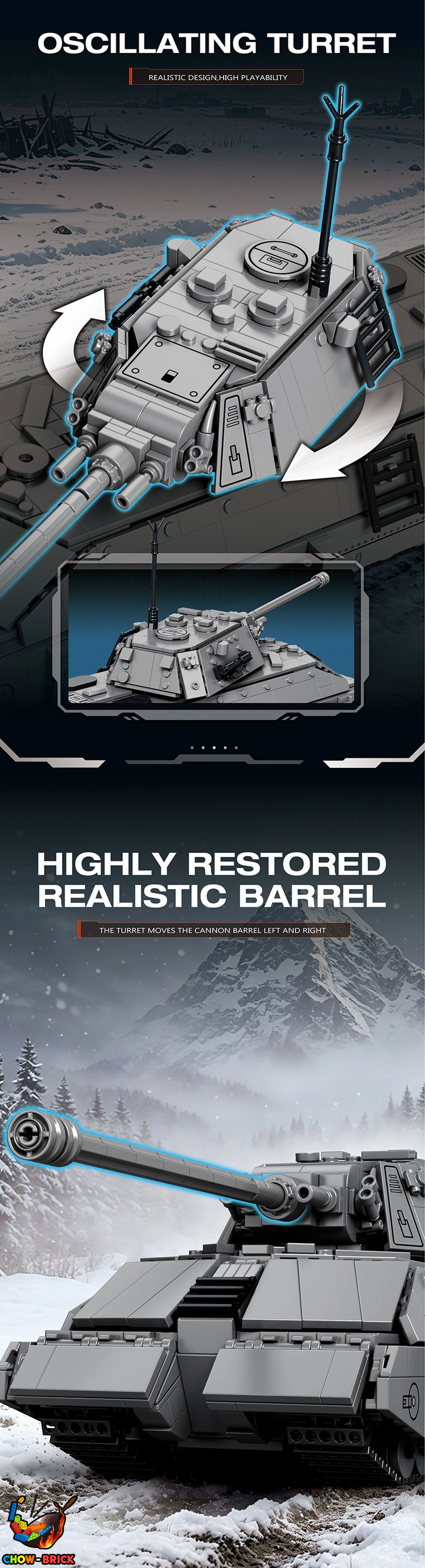 Reobrix 77041 Taschenratte Tank - View 3 Reobrix 77041 Taschenratte Tank - View 3