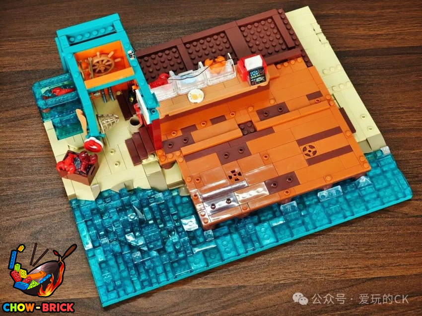 Lumibricks 18010 Seafood Restaurant w/ Lights - View 17 Lumibricks 18010 Seafood Restaurant w/ Lights - View 17