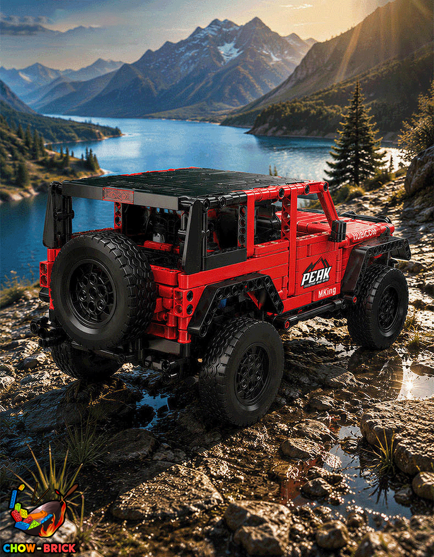 Mould King 13220 Off-Road Vehicle w/ PF Parts - View 2 Mould King 13220 Off-Road Vehicle w/ PF Parts - View 2