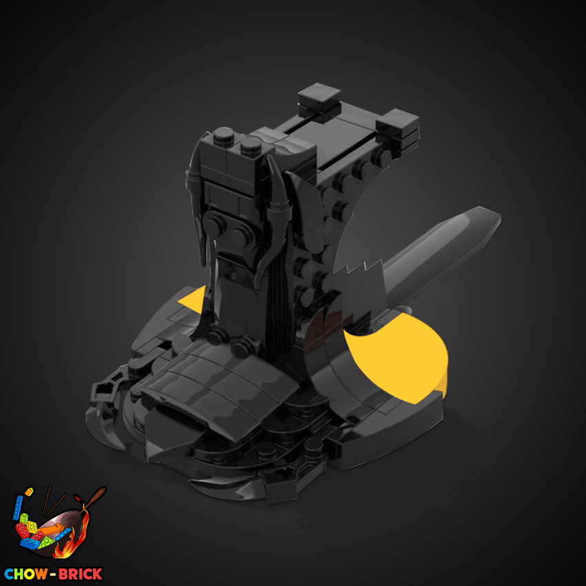GoBricks A1384Y01 Stargate Wraith Hive Ship Display Stand - View 1 GoBricks A1384Y01 Stargate Wraith Hive Ship Display Stand - View 1