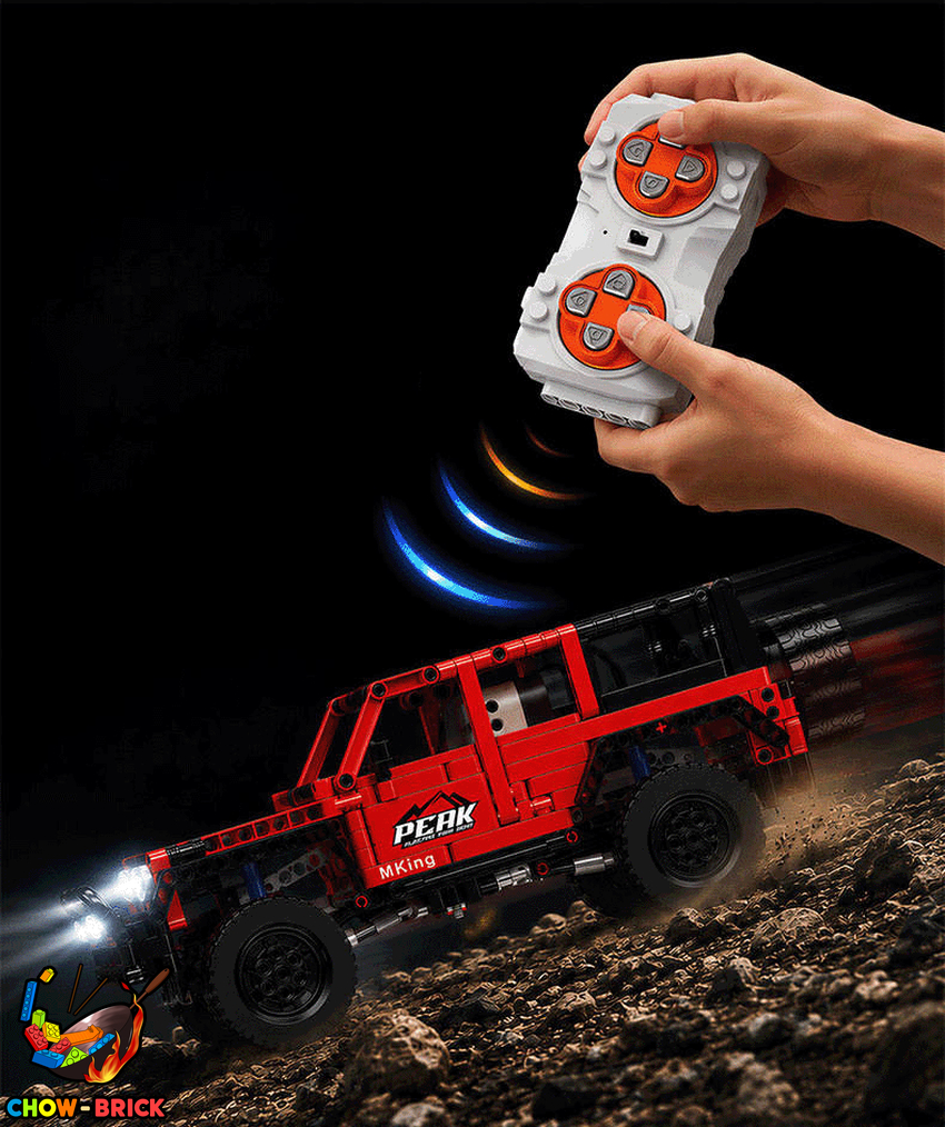 Mould King 13220 Off-Road Vehicle w/ PF Parts - View 3 Mould King 13220 Off-Road Vehicle w/ PF Parts - View 3