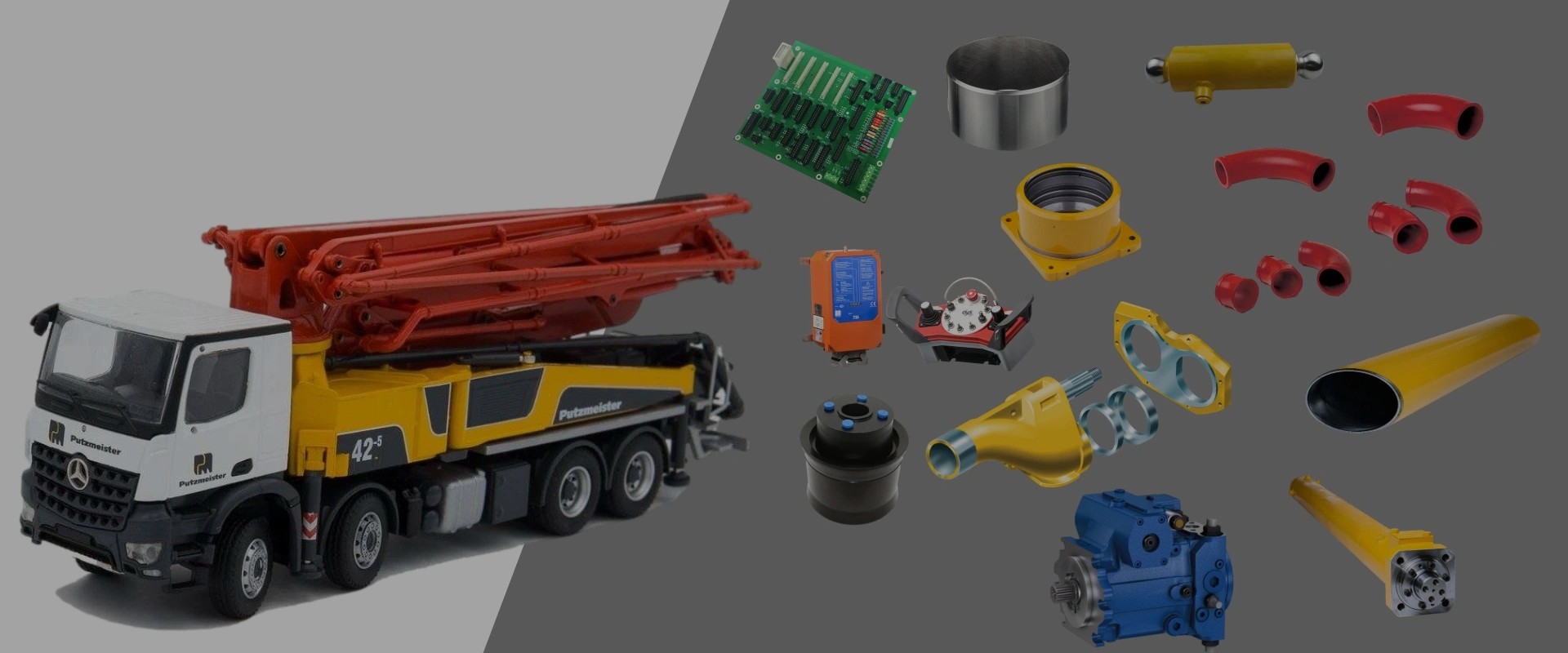 SPARE PARTS FOR CONCRETE PUMP