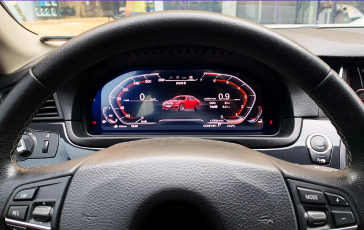 UPSZTEC 12.3 Inch Car Multimedia LCD Digital Dashboard For BMW 5series GT 6series 7series CIC NBT F10 F11 F18 F07 F12 F13 F01 F02 F03 F04  2010--2017 X3 X4 CIC NBT X5 X6 NBT F25 F26 F15 Speed Fuel Monitoring Instrument Cluster
