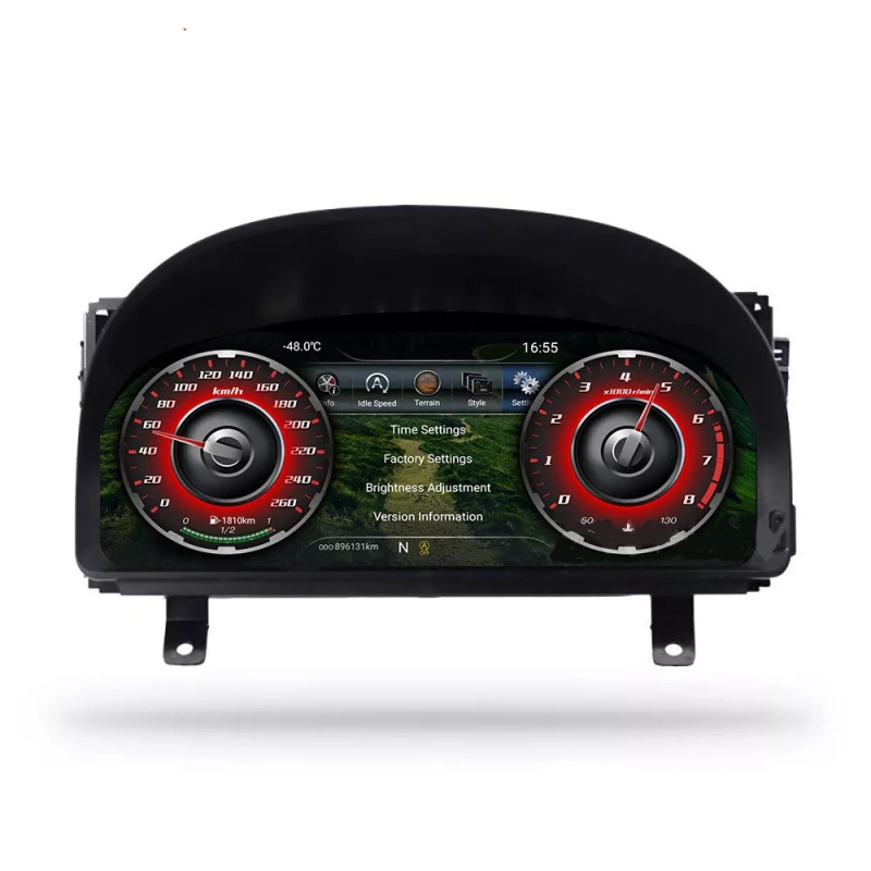 UPSZTEC 12.3'' touch screen LCD car dashboard digital Gps speedometer for Alphard 30 20082018 series digital speedometer car