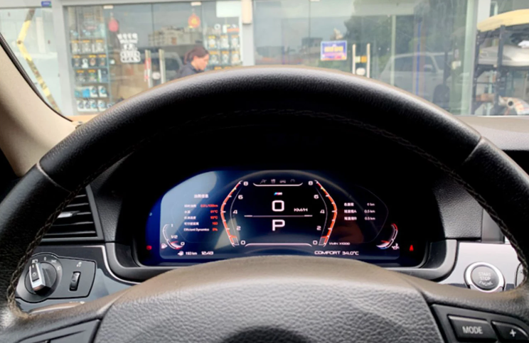 UPSZTEC 12.3 Inch Car Multimedia LCD Digital Dashboard For BMW 5series GT 6series 7series CIC NBT F10 F11 F18 F07 F12 F13 F01 F02 F03 F04  2010--2017 X3 X4 CIC NBT X5 X6 NBT F25 F26 F15 Speed Fuel Monitoring Instrument Cluster