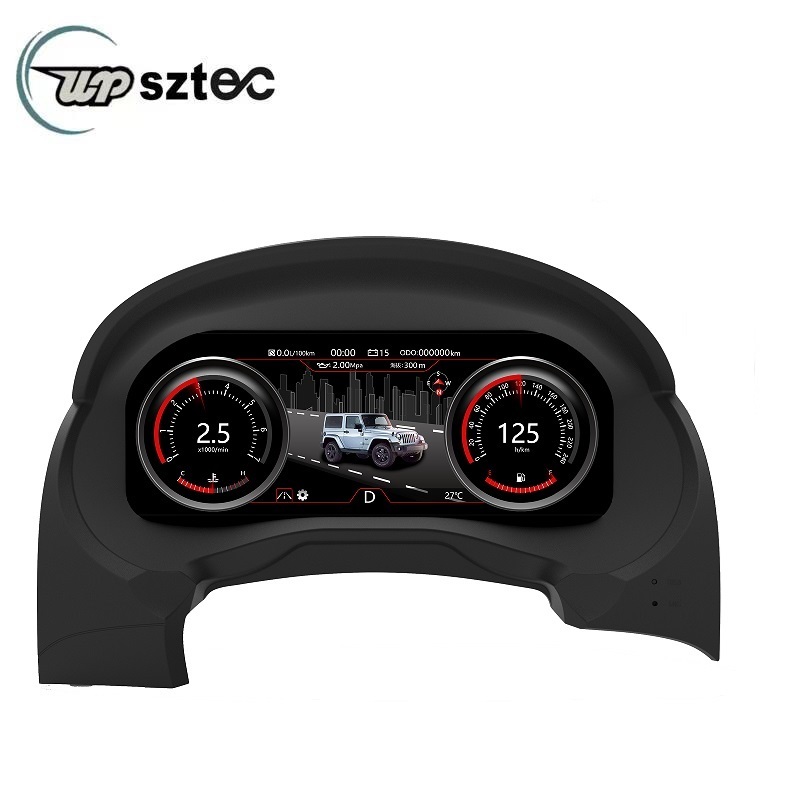 UPSZTEC 12.3'' Latest Car LCD Digital Dashboard Panel Instrument Cluster Cock Speedometer For MITSUBISHI PAJEROJK  Meter 2008-2018