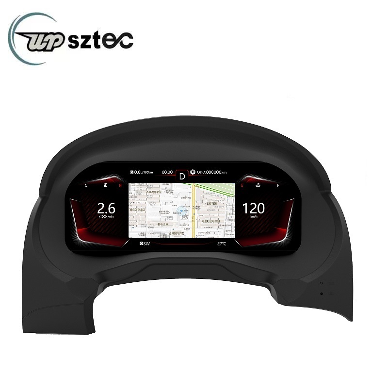 UPSZTEC 12.3'' Latest Car LCD Digital Dashboard Panel Instrument Cluster Cock Speedometer For MITSUBISHI PAJEROJK  Meter 2008-2018