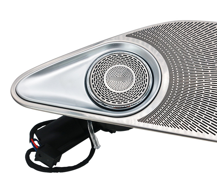 UPSZTEC Rotation Glow Tweeter Speaker For Mercedes Benz s class w223 s440l s450l Loudspeaker LED 4D Treble Audio Trumpet Horn Car interior modification