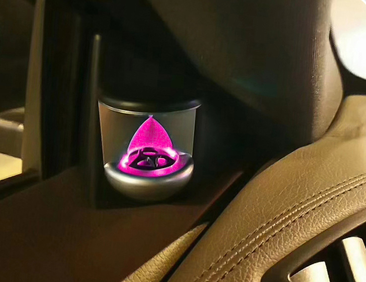 UPSZTEC LED Luminous Car Speaker horn  For Mercedes Benz CLA 2014-2019 Car modified synchronized ambient light tweeter speaker