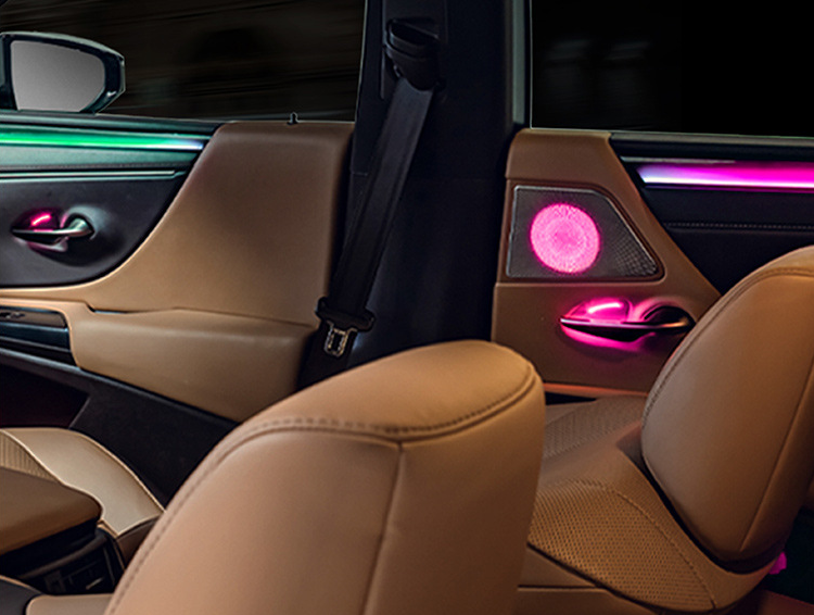 UPSZTEC Luminous LED cover Car Inner Ambient Light For Lexus es e300h 200h 2018-2022 ventilation turbine turbine atmosphere Atmosphere Lamp Car interior modification
