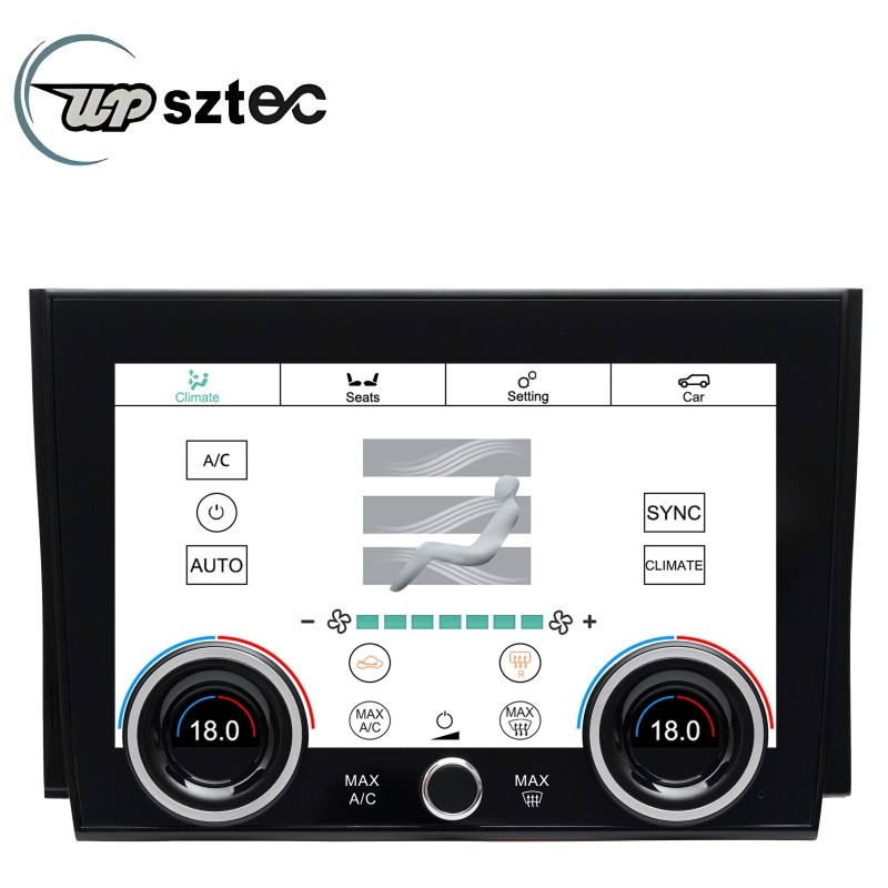UPSZTEC 9 inch AC Screen Car Climate Control Digital Panel Touch Screen Auto Electronics for Land Rover Discovery Sport 2020-2022