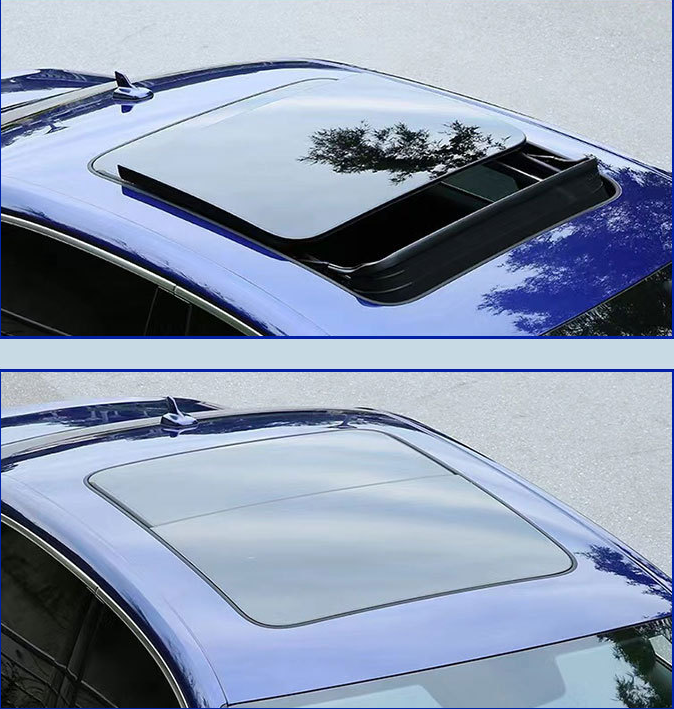 UPSZTEC Panoramic sunroof sunscreen heat insulation film roof shading glass explosion-proof film car film