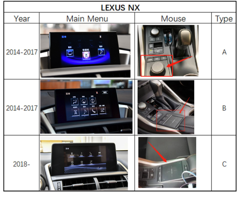 UPSZTEC 10.25 inch Qualcomm Android 13 CarPlay Auto Radio For Lexus NX NX200 NX300 2014-2020 Multimedia Navigation GPS