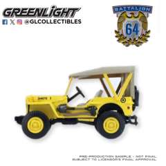 1:64 Battalion 64 Series 6 61060-A 1:64 Battalion 64 Series 6 – 1942 Willys MB Jeep - Control Jeep - U.S. Air Force