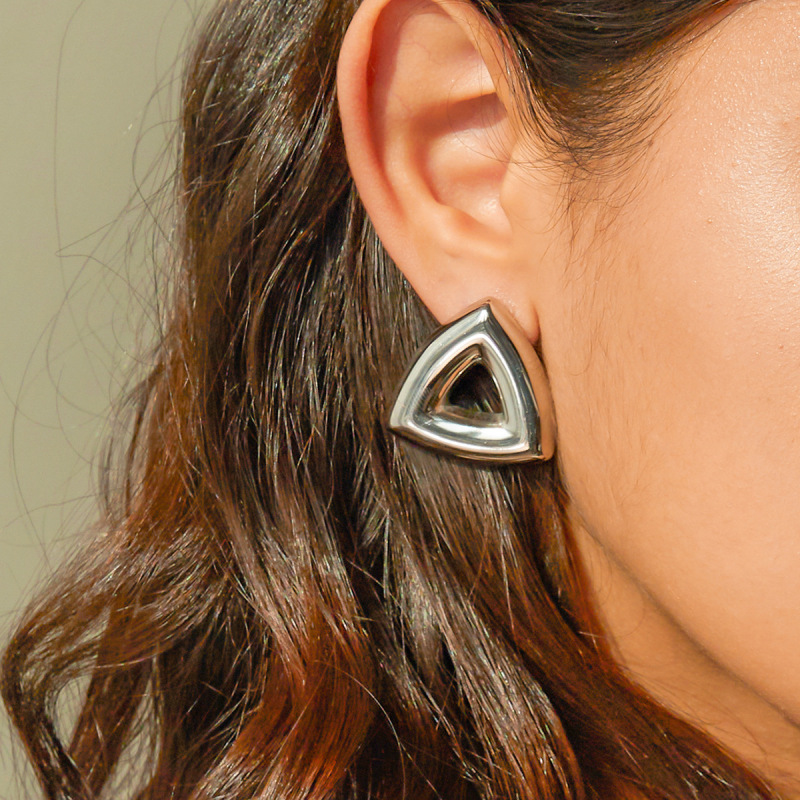 Irregular Triangle Earrings