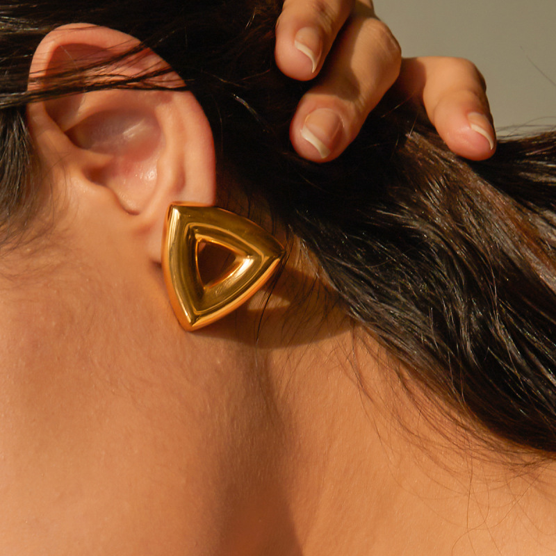 Irregular Triangle Earrings