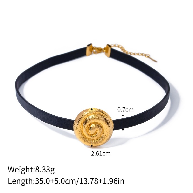 Hammer Spiral Necklace
