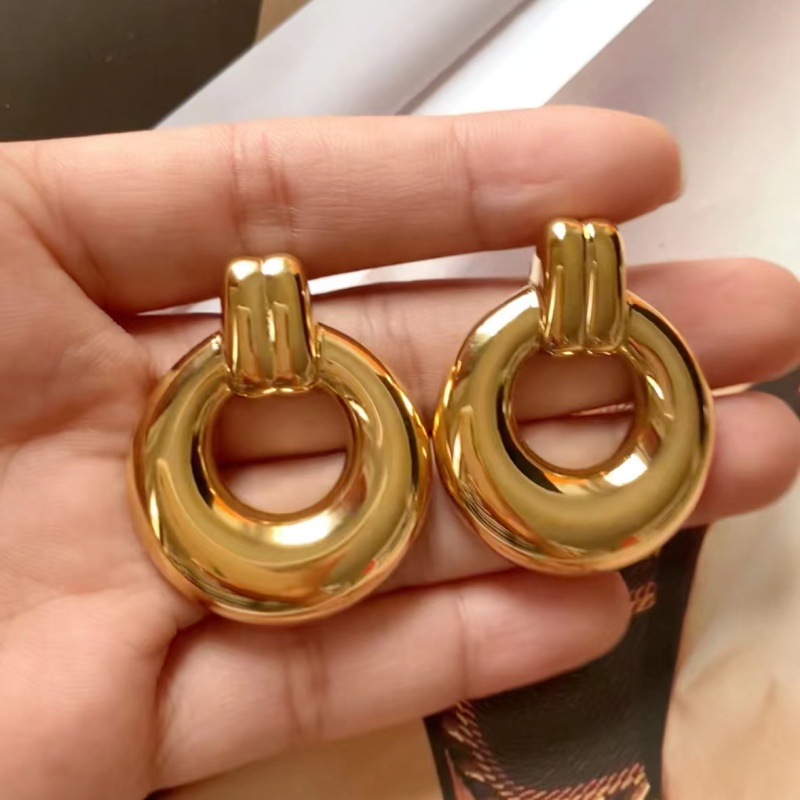 Bold Round Earrings