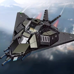 F-117A Nighthawk Military JIESTAR JJ9095