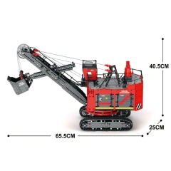 Reobrix Technic Car Front shovel rope excavator 3170 PCS block toys 22014
