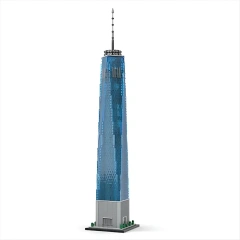 MOC Architecture Building World Trade Center Tower 3153 PCS block toys 159549