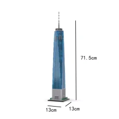 MOC Architecture Building World Trade Center Tower 3153 PCS block toys 159549