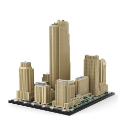 MOC Architecture Building Rockefeller Center 5999 PCS block toys 178781