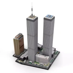 MOC Architecture Building The World Trade Center Complex 7124 PCS block toys 177998