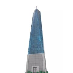 MOC Architecture Building World Trade Center Tower 3153 PCS block toys 159549
