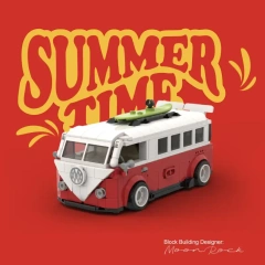 POWERBLOCK Creator Car Summer Time:T1 Campervan 456 pcs PB8807