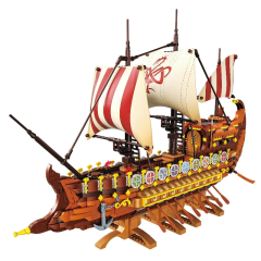 BaKa Historical Vehicl Ancient Warship 2073 PCS block toys 33303
