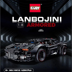 GULY Technic Car Lanbojini Armored 1:8 4290 PCS block toys 10618