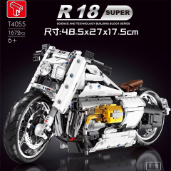 TAIGAOLE Technic Car R 18 Motorcycle 1672 PCS block toys T4055