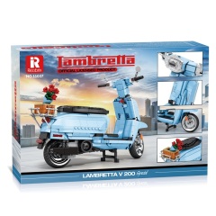 Reobrix Creator Car Lambretta V200 Motorcycle 1169 PCS block toys 11036/11037