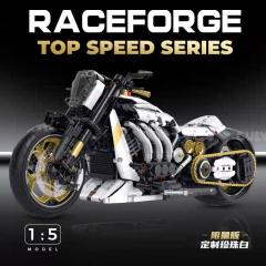 GULY Technic Car Raceforge Top Speed Motorcycle 2000PCS block toys 60522
