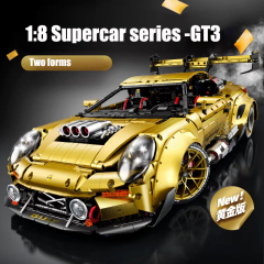 GULY Technic Car 1:8 Supercar Series -GT3 3824PCS block toys 10640